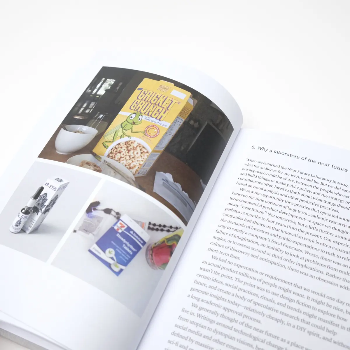 A photo from or of the book The Manual of Design Fiction (Hardcover) by Julian Bleecker